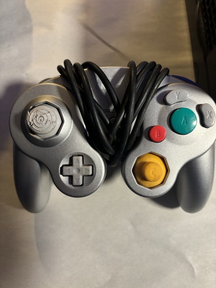 Nintendo GameCube Black DOL-001 Console TESTED w/ Controller MARIO Double Dash