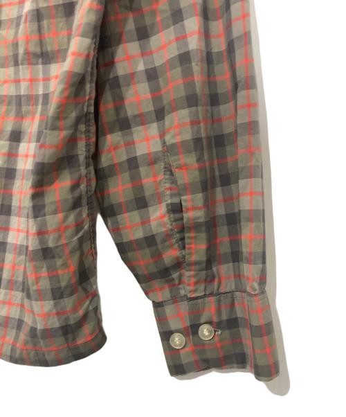 TOWN CRAFT Checked collar shirt gray
