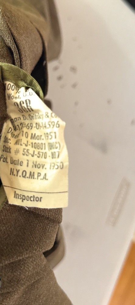 1950's Army Brown Coat Jacket