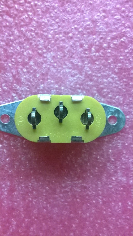 TRAM D201 / A BASE REPLACEMENT THREE PIN POWER CORD SOCKET NOS