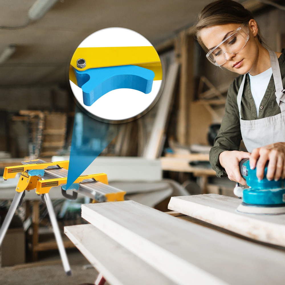 Black Replacement Mounting Bracket Clip levers for Dewalt DW7231