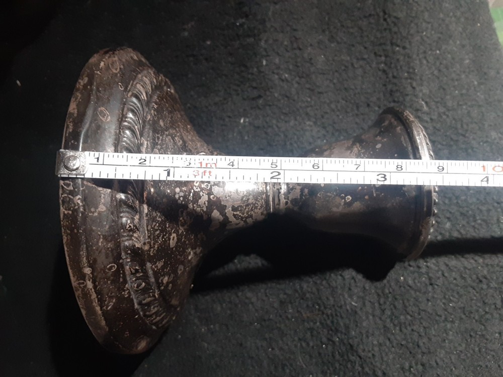 Gorham Sterling Weighted Candle Stick Holder #667 4" Round