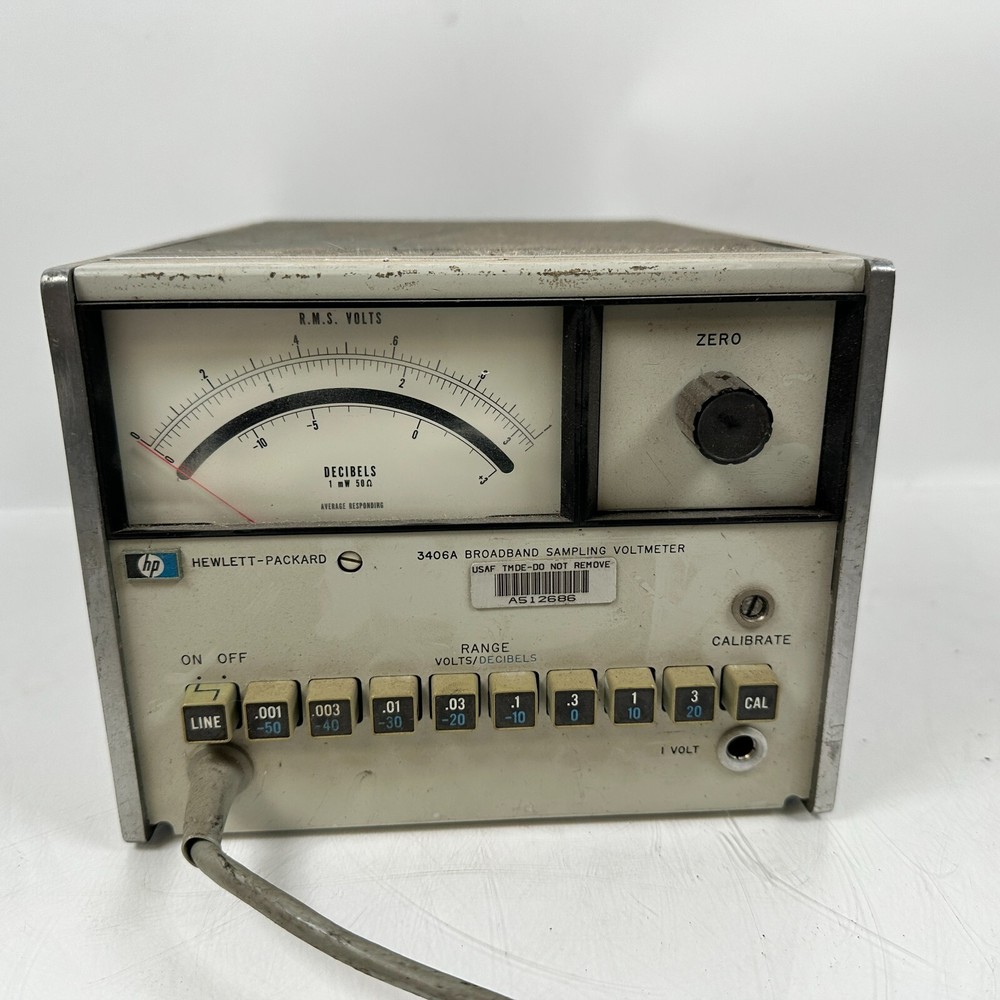 Hewlett-Packard HP 3406A Broadband Sampling Voltmeter & Probe Kit