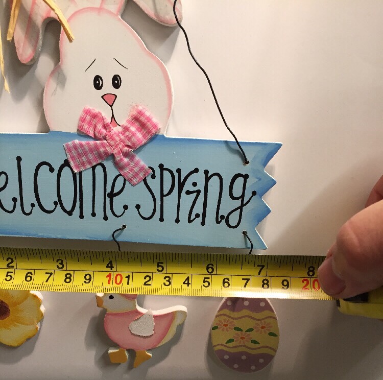 3-wood Easter/welcome/welcome Spring Plaque