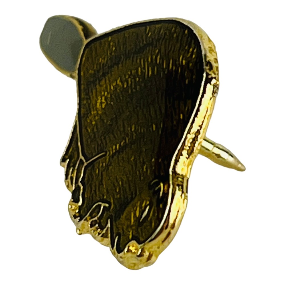 Vintage Beaver Lapel Hat Pin Gift