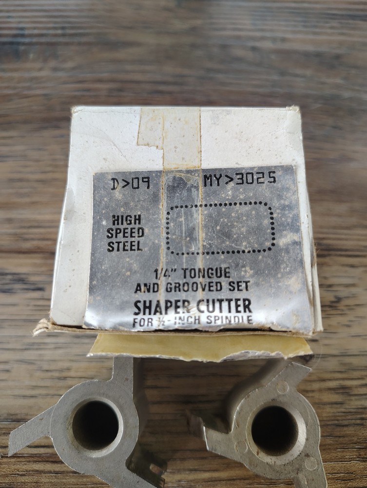 Sears Craftsman 9 3025 Shaper Cutter For 1/4” Spindle Set