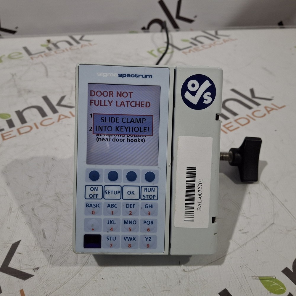 Baxter Sigma Spectrum 6.05.13 without Battery Infusion Pump