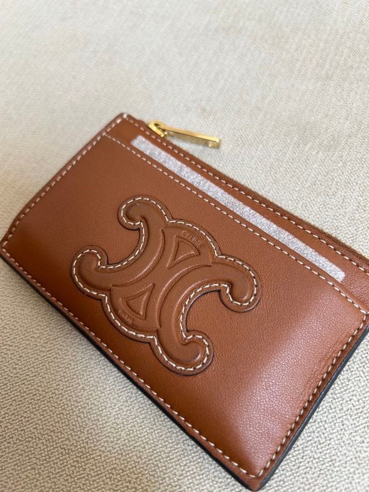 CELINE Triomphe Fragment Case Smooth Lambskin