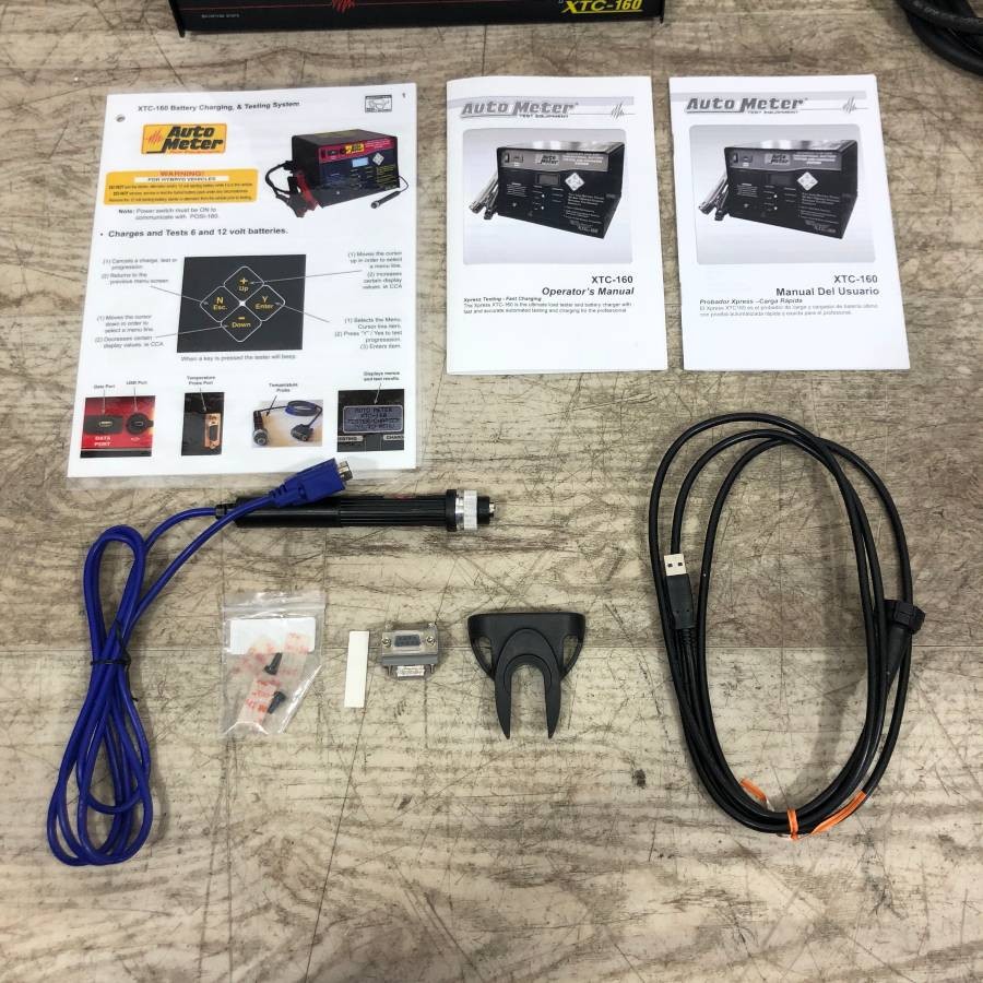 Auto Meter XTC-160 AGM Optimized Automatic Battery Tester and Fast Charger