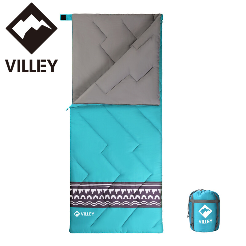 VILLEY Camping Sleeping Bag Lightweight Backpacking Sleep Bag w/Compression Sack