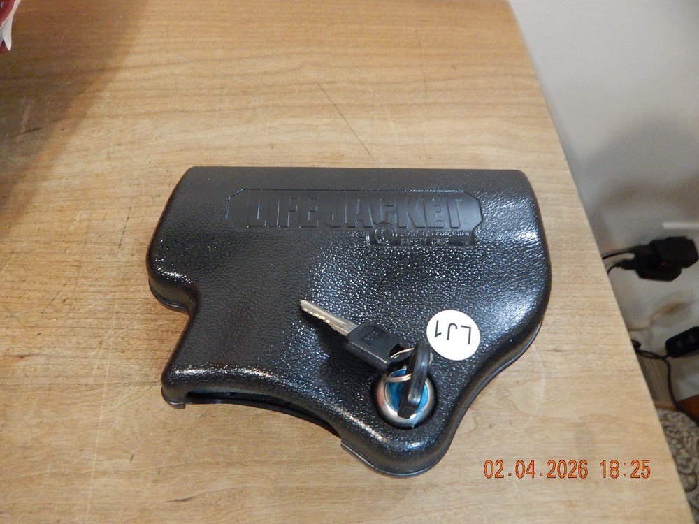 Life Jacket Locking Firearm Safety Polycarbonate Case LJ1 UNUSED