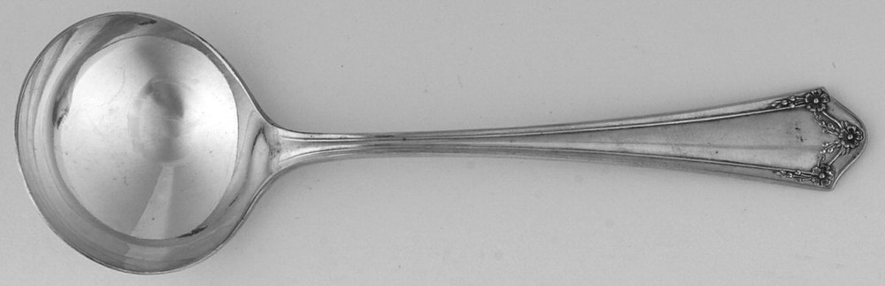 Oneida Silver Primrose  Bouillon Soup Spoon 499224