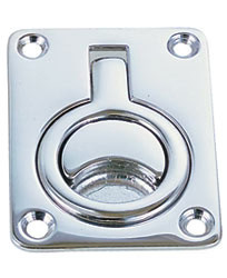 Perko Flush Lift Pull Chrome Plated Bronze 2-5/8" X 2"