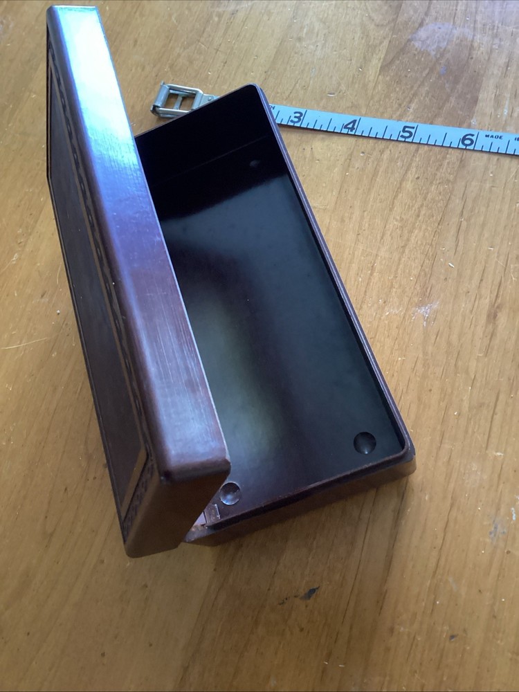 Vintage Gillette Razor Plastic Storage Brown Box