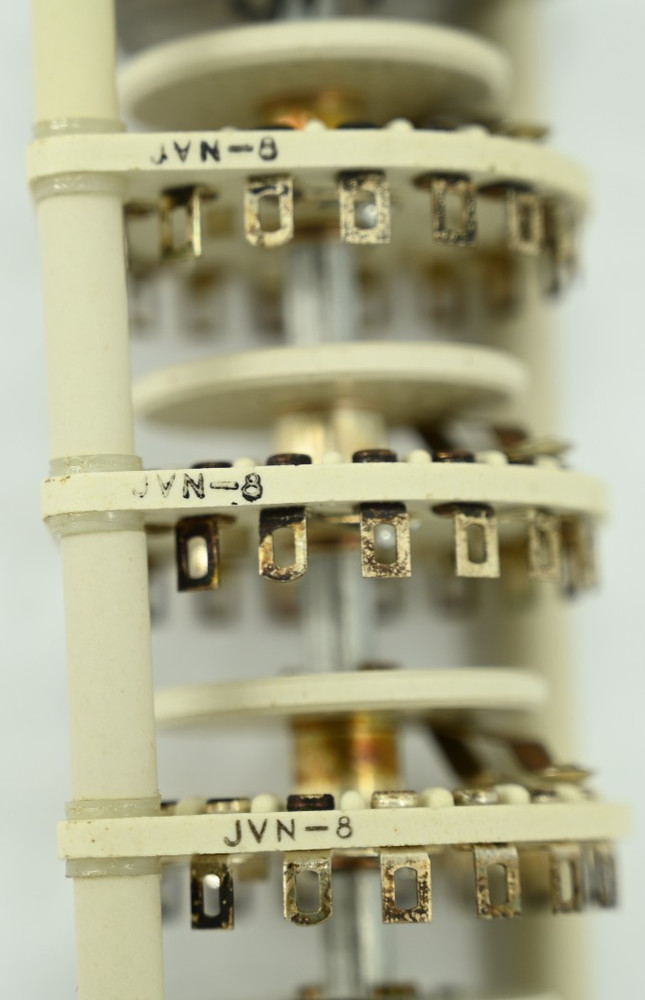 JVN-8 Rotary Selector Switch 4-Pole Non-Shorting NOS Ceramic