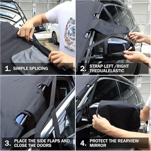 Windshield Cover for Ice and Snow Front Fit for sedans Windshield Snow Small