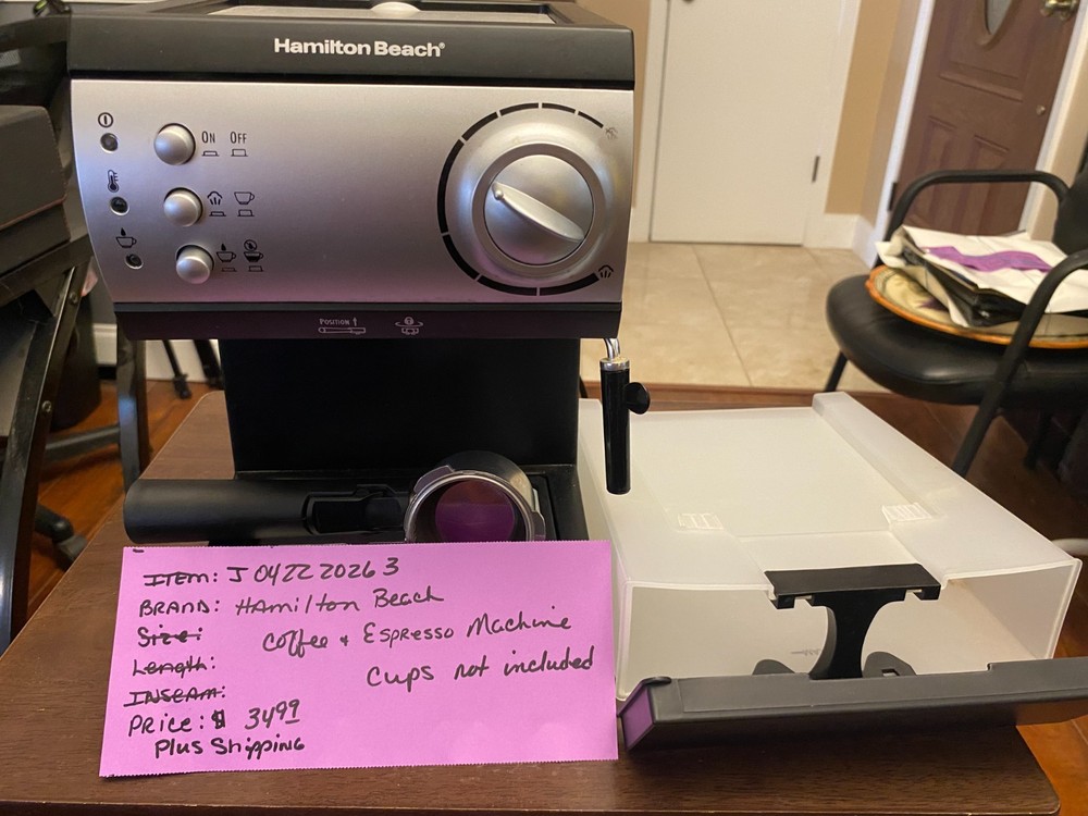 Hamilton Beach Cappuccino/Expresso