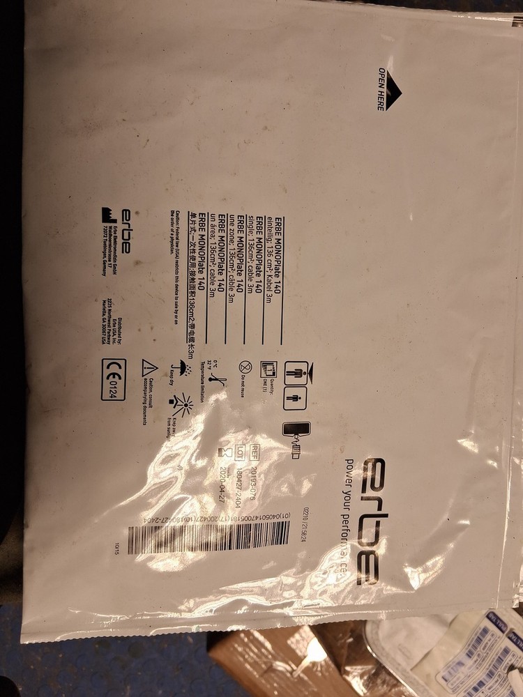 Erbe Monoplate 140 Neutral Electrode