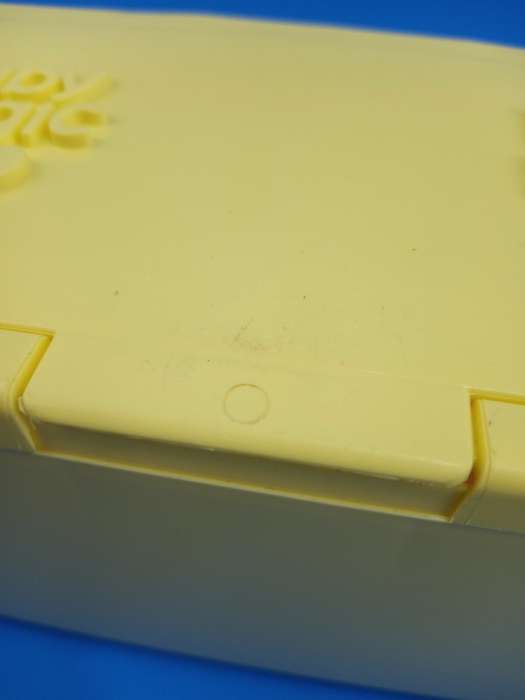 Baby Magic Yellow Wipe Box Vintage