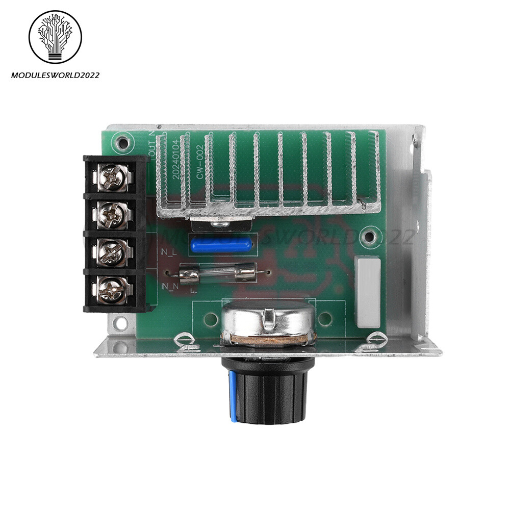 AC 220V 4000W SCR Voltage Regulator Dimmer Motor Speed Controller Module