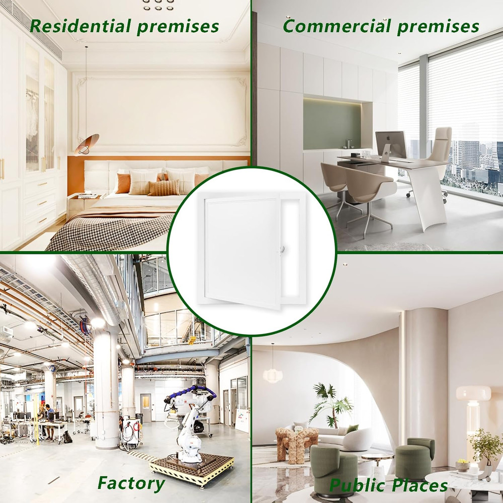 Metal Access Panel Galvanized Steel Inner Panel & Aluminum Alloy Frame, Access P