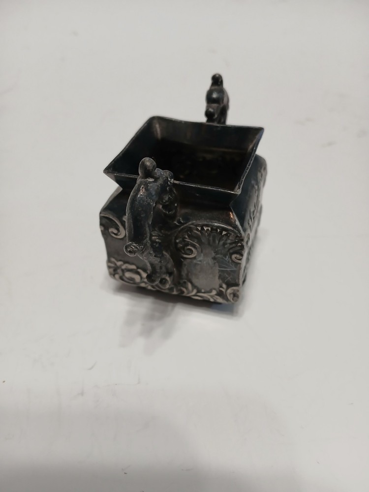 Antique E.G. Webster & Son 330, Silver Plated Small Container 1800's