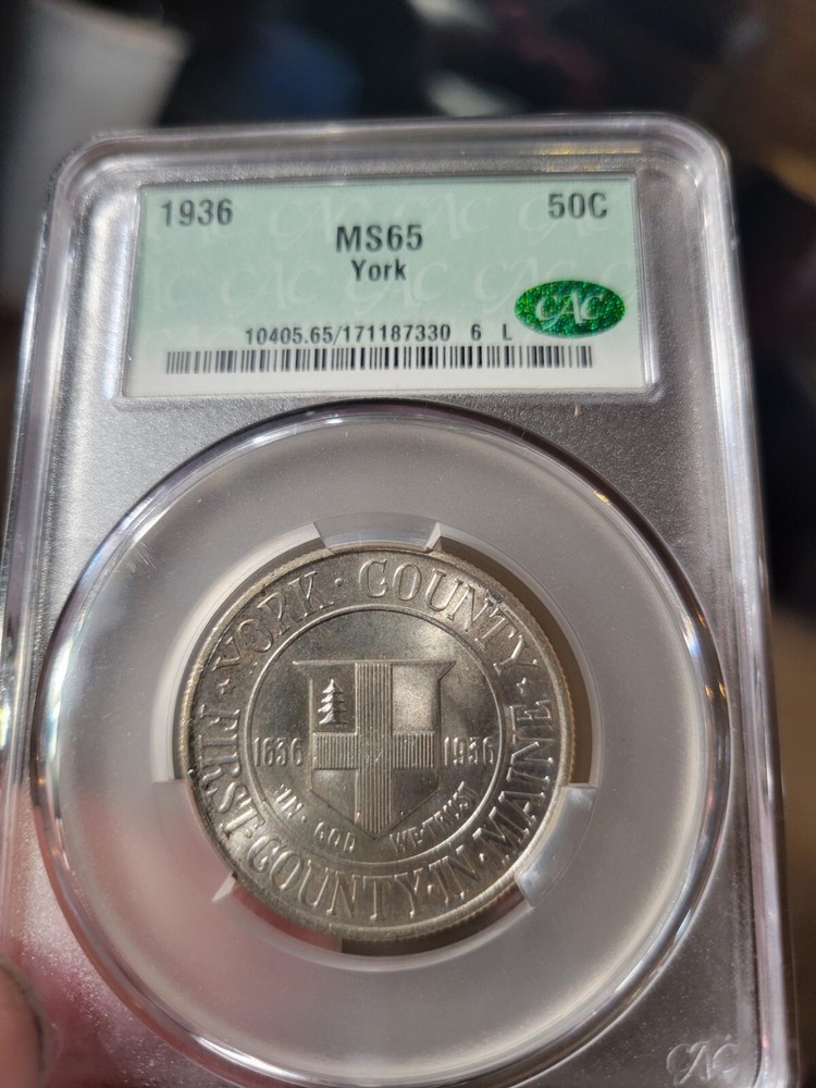 1936 York Half Dollar MS-65 CACG