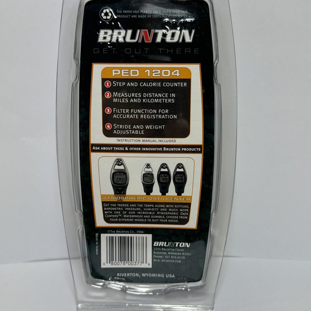 Brunton - Ped 1204 - Digital Pedometer with Step