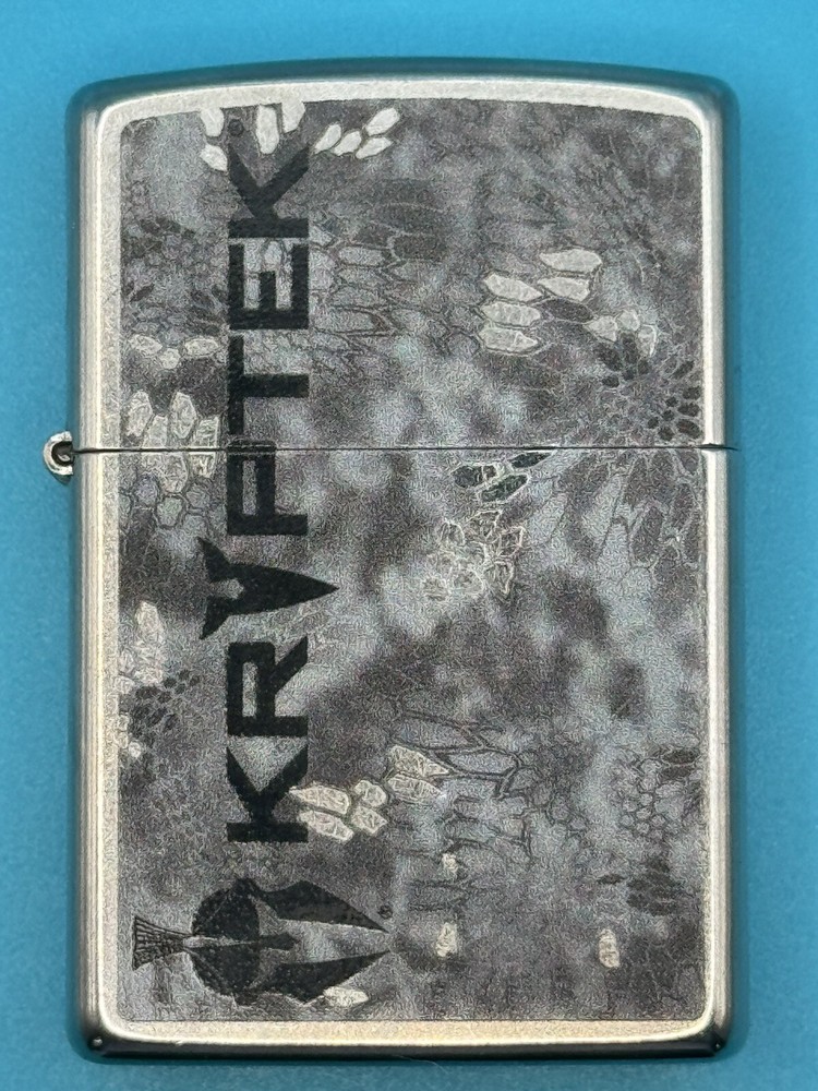 2020 Kryptek Chrome Zippo Lighter New