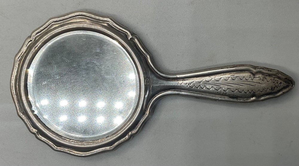 800 SILVER SMALL HAND MIRROR