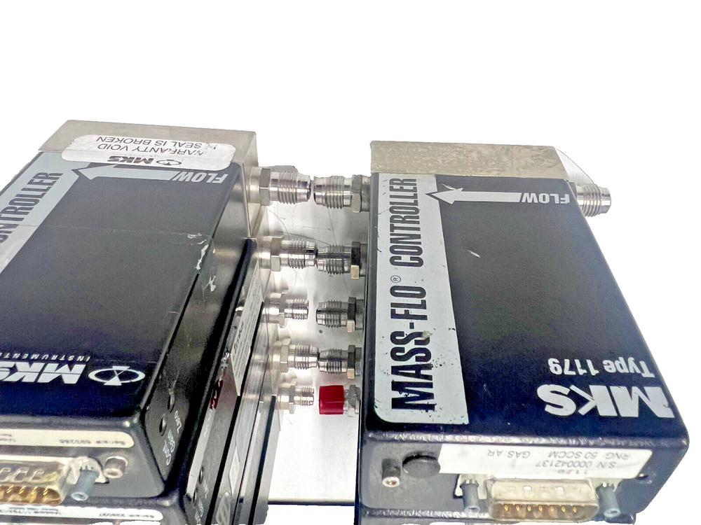 MKS mass flow controllers