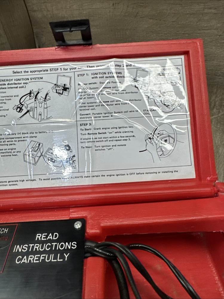 KD Tools 2632 Portable Ignition System Bypass for Breakdowns K-D Red Case Tested