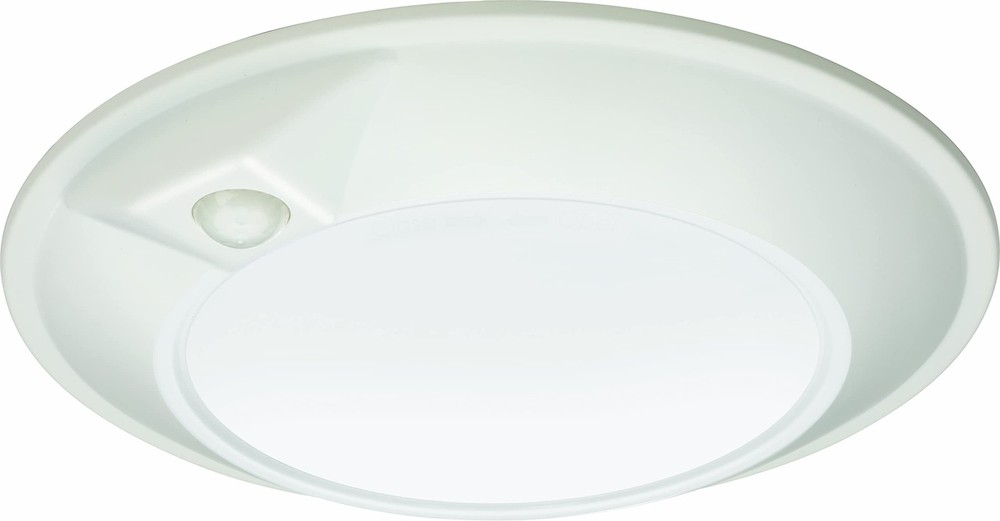 Juno JSBT 6in SlimBasics Tapered Disk Downlight Switchable PIR Sensor White