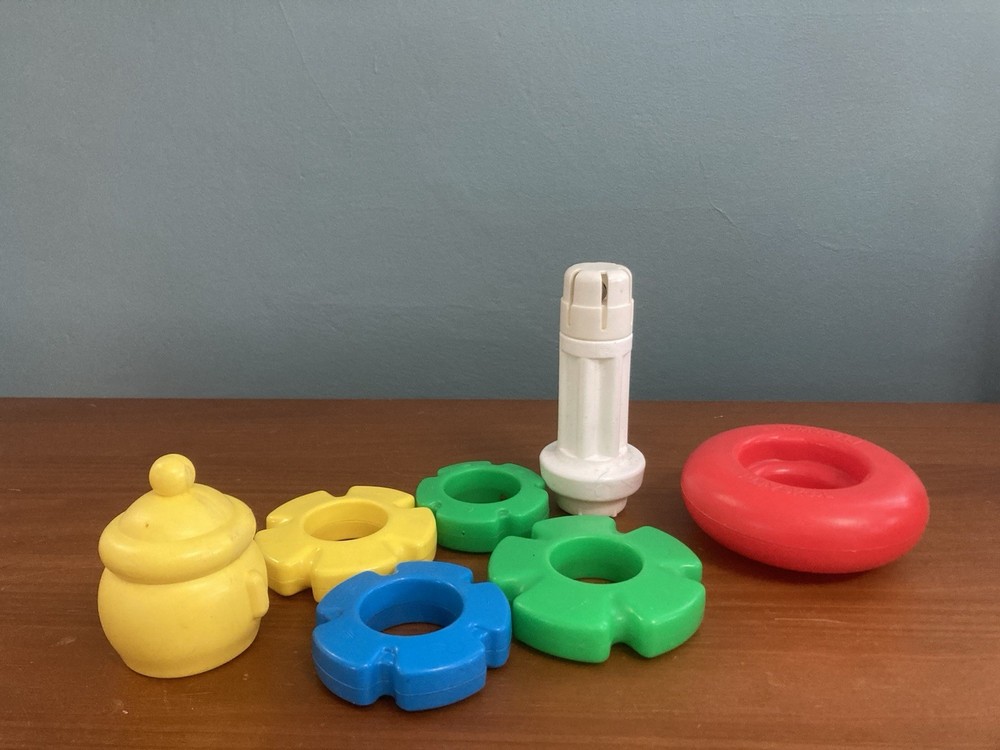 VINTAGE Playskool Clown Stack Baby Toy