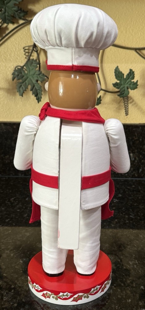 Nutcracker Village 2005 Wooden BAKER Nutcracker 14” tall. No Box