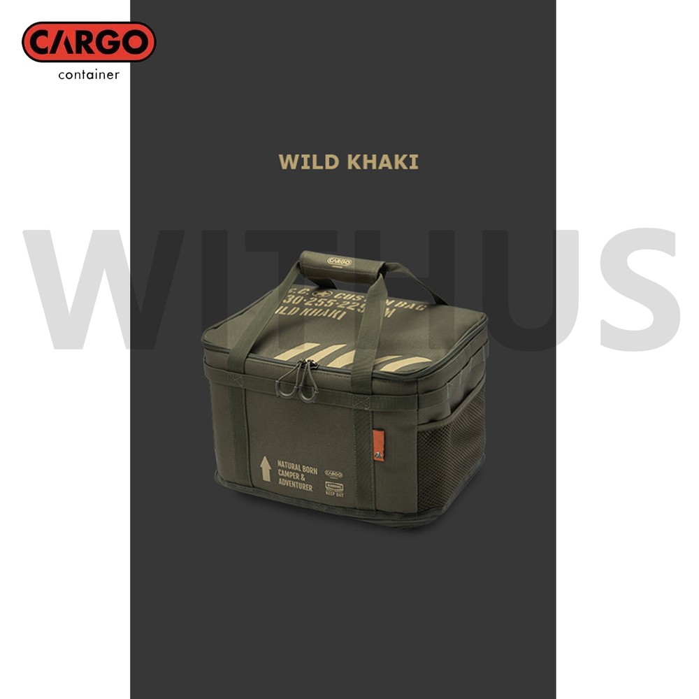 CARGO CONTAINER Custom Bag M size Camping Bag - 4colors