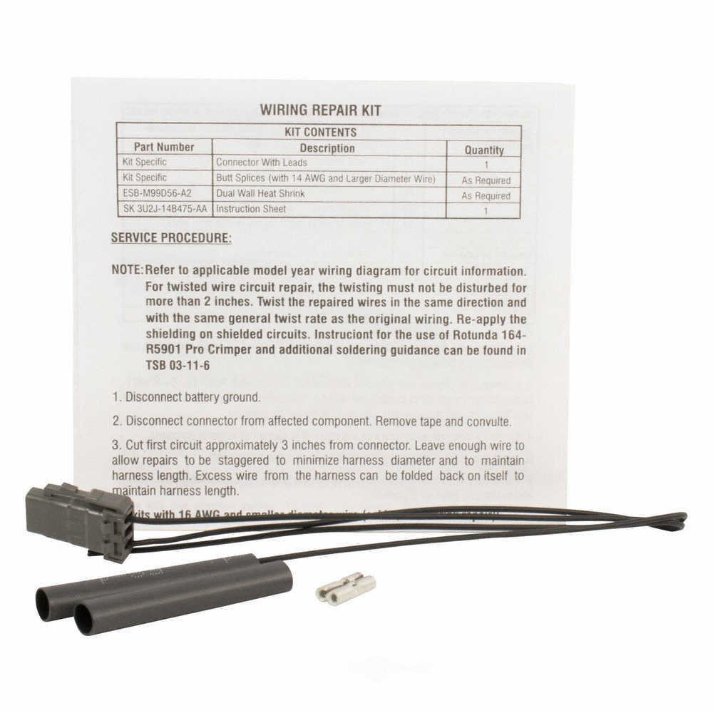 Brake Fluid Level Sensor Connector Motorcraft WPT-1385