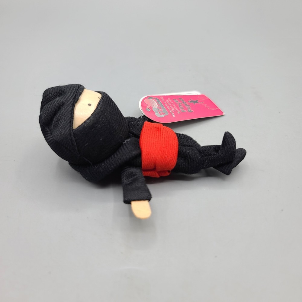 Fiesta Crafts Black Red Ninja Finger Puppet