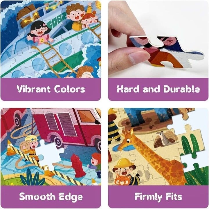 Weiff 3 Pack Jigsaw Puzzles for Kids, Age: 4+