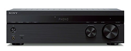 Sony 2 Channel Stereo Receiver with Phono Inputs and Bluetooth Connectivity