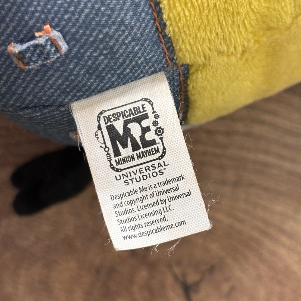 Despicable Me Minion Mayhem Stuart Plush Stuffed Toy 7”