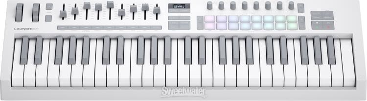 Novation Launchkey 49 MK4 49-key Keyboard Controller - White