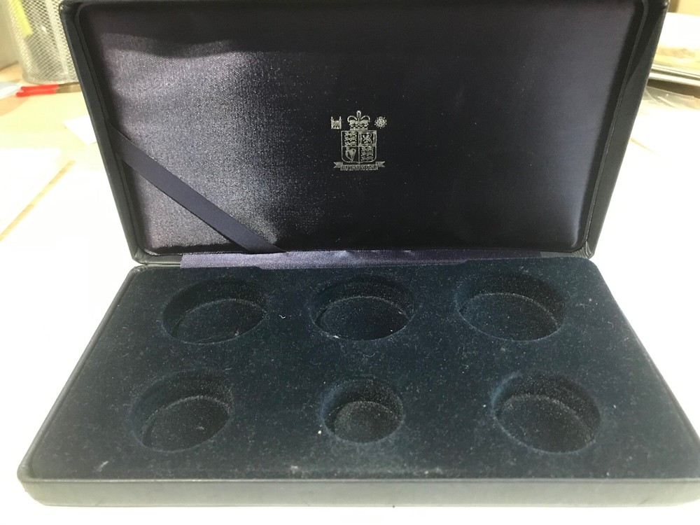 2007 Royal Mint Silver Proof Set Box Only NO COINS
