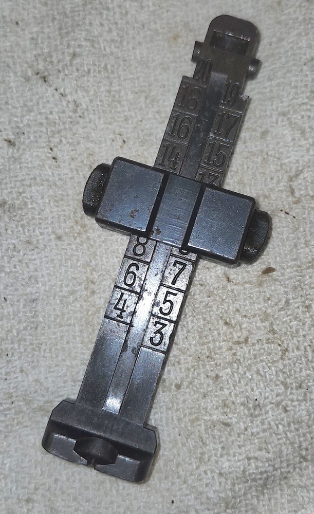 Czech VZ 24 Mauser 98 Rifle Rear Sight Ladder