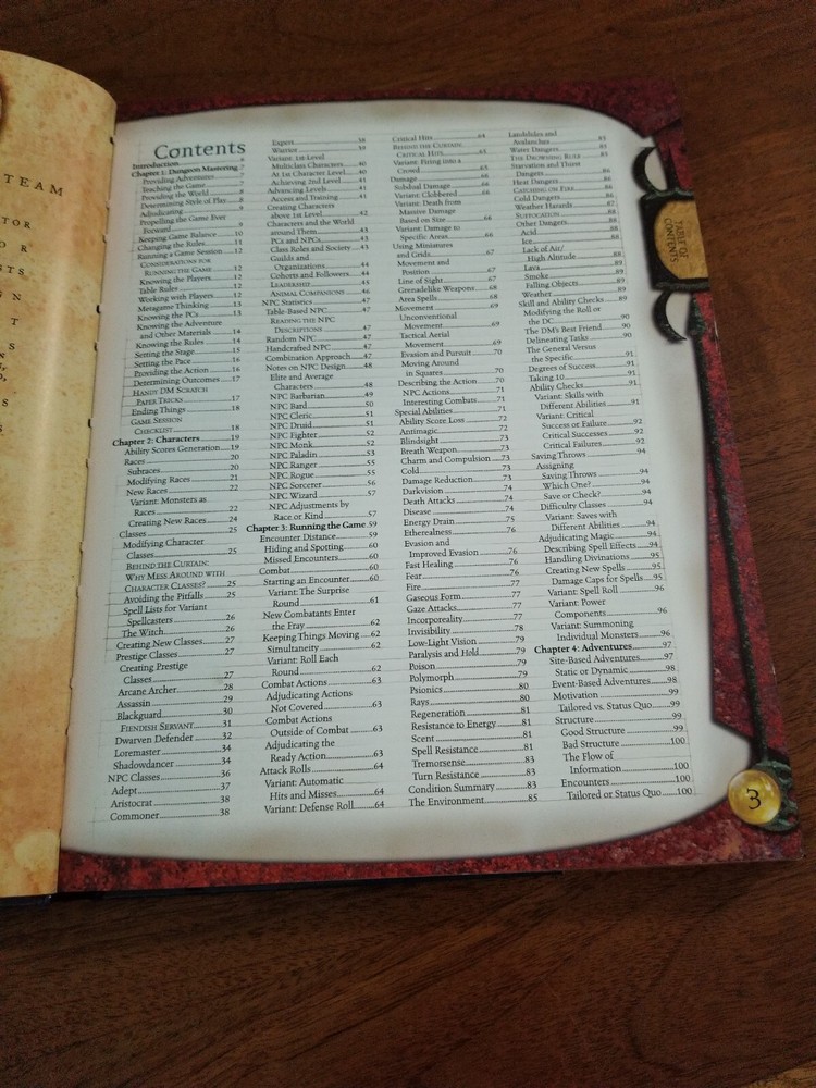 Dungeon Master's Guide Solid Condition 3rd Edition DM Guide