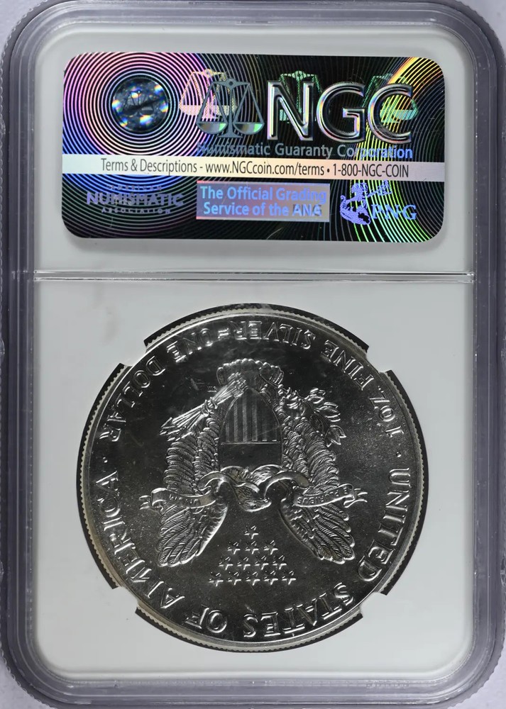1988 Bullion Silver Eagles NGC MS-69