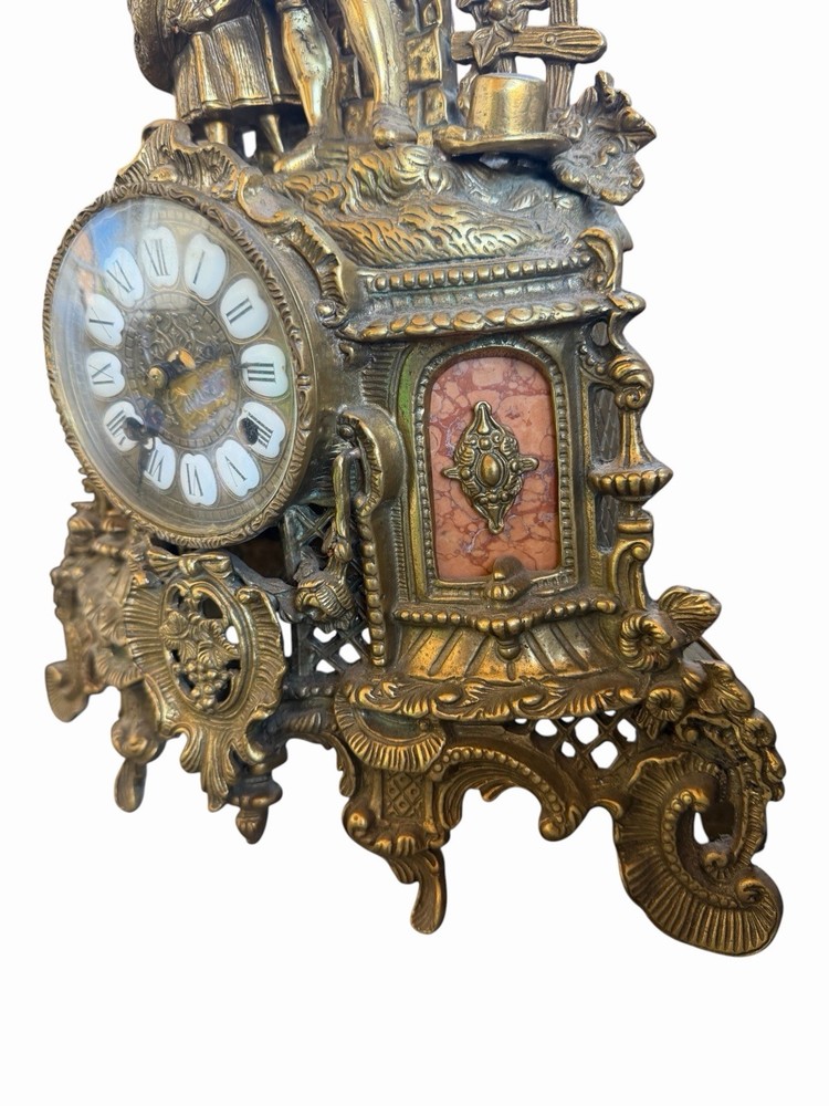 Franz Hermle Brass Clock