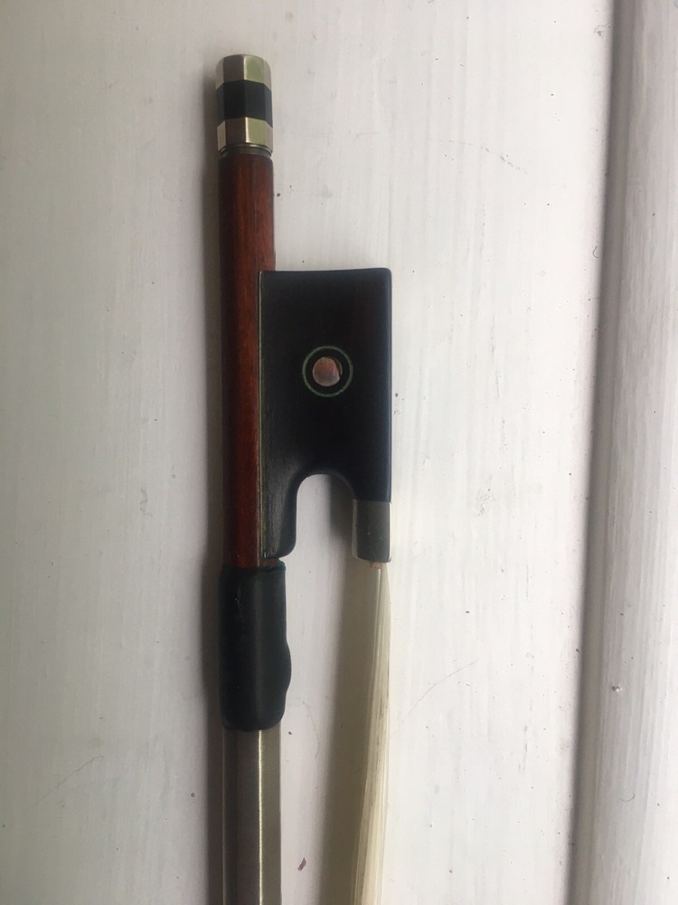 4/4 Pernambuco Nickel-Mounted Violin Bow 1900’s