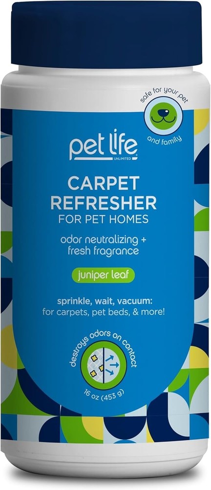 Carpet Refresher & Deodorizer Powder - Pet Safe, Plant Based Juniper Leaf Sce...