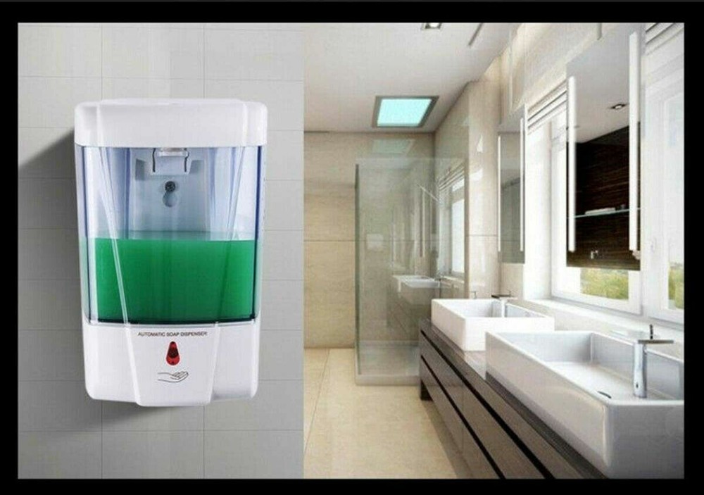 Automatic Liquid Soap/Alcohol Sanitizer Dispenser 700ML Hands-Free Sensor Wall